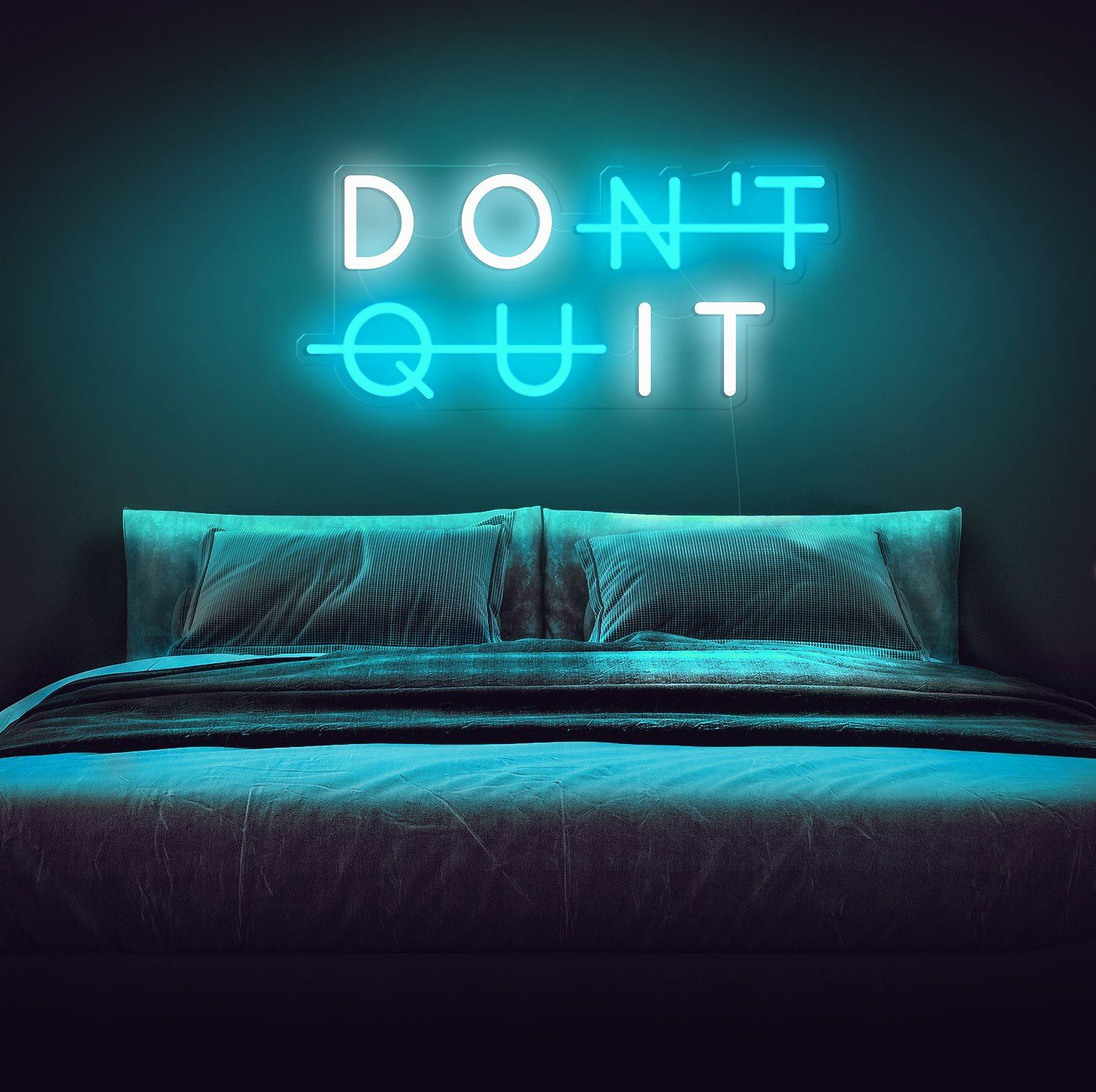 Don't Quit - Neon LED Quotes