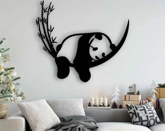 Cute Panda Wall Art