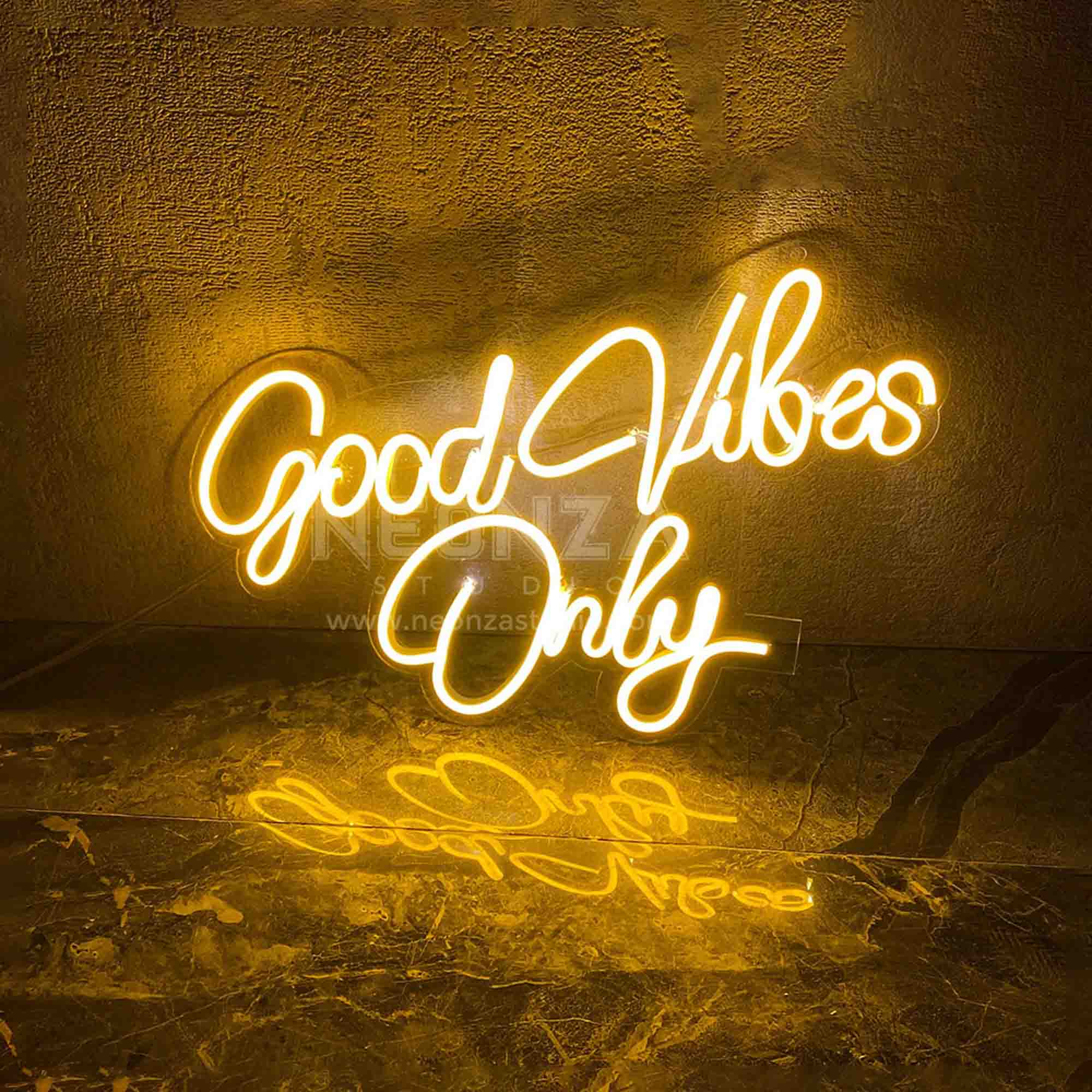 Good Vibes Only Neon Sign All Colours