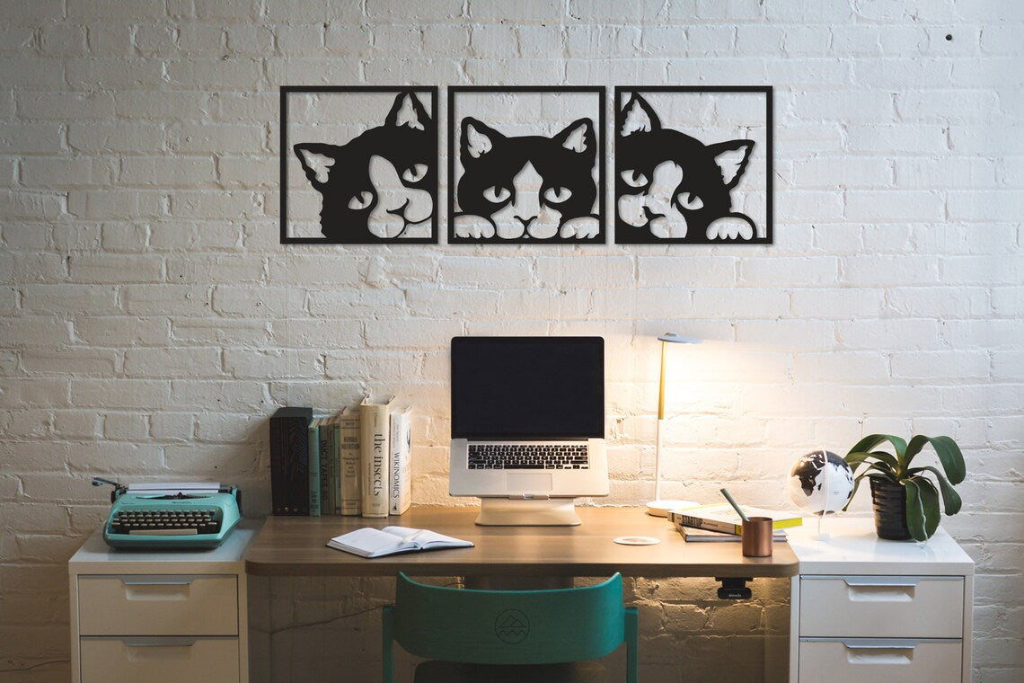 Cute Cats Combo Wall Art