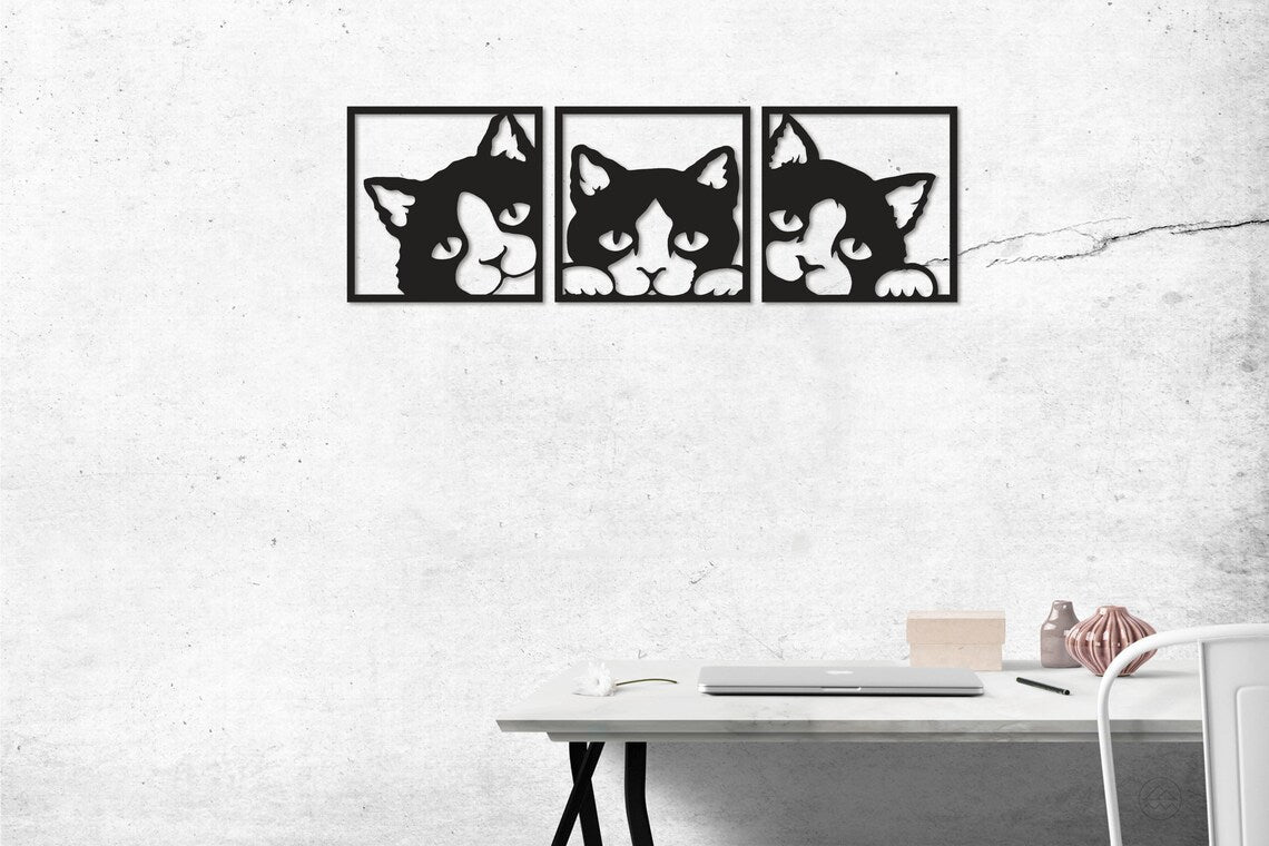 Cute Cats Combo Wall Art