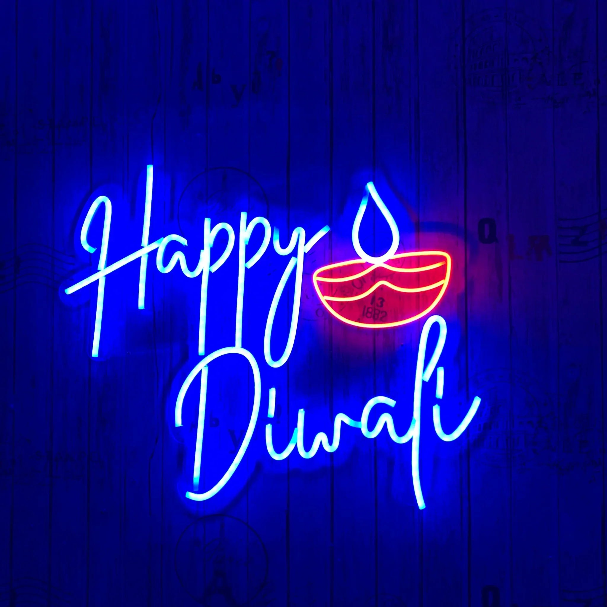 Happy Diwali Neon Sign