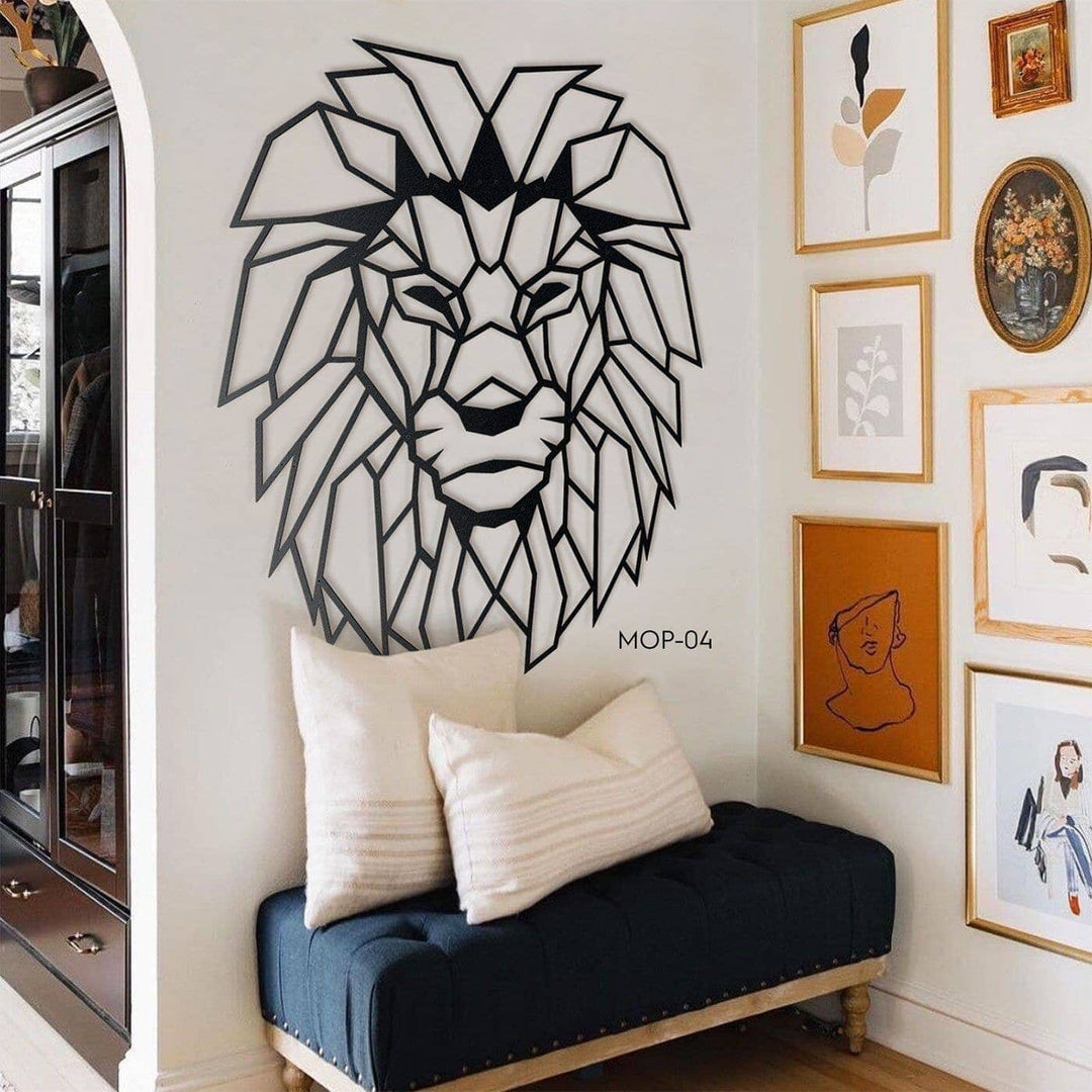 Lion Head Wall Art