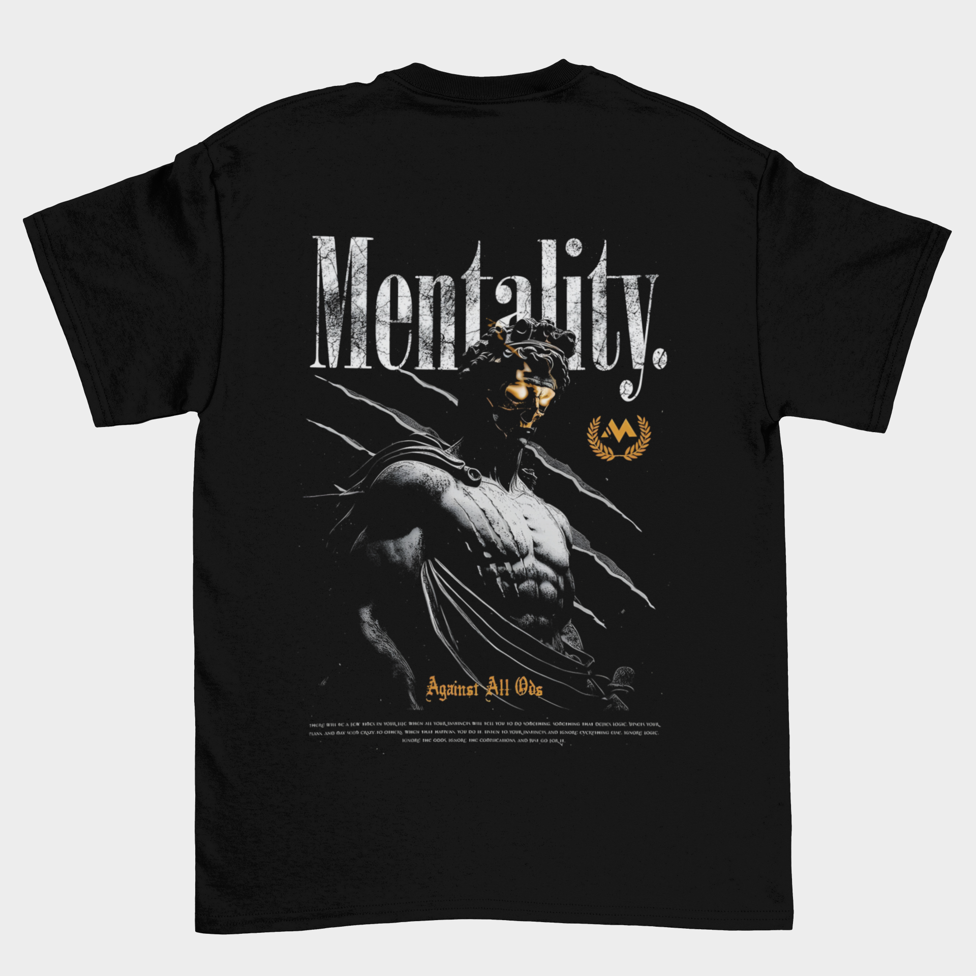 "MENTALITY" UNISEX OVERSIZE TEE