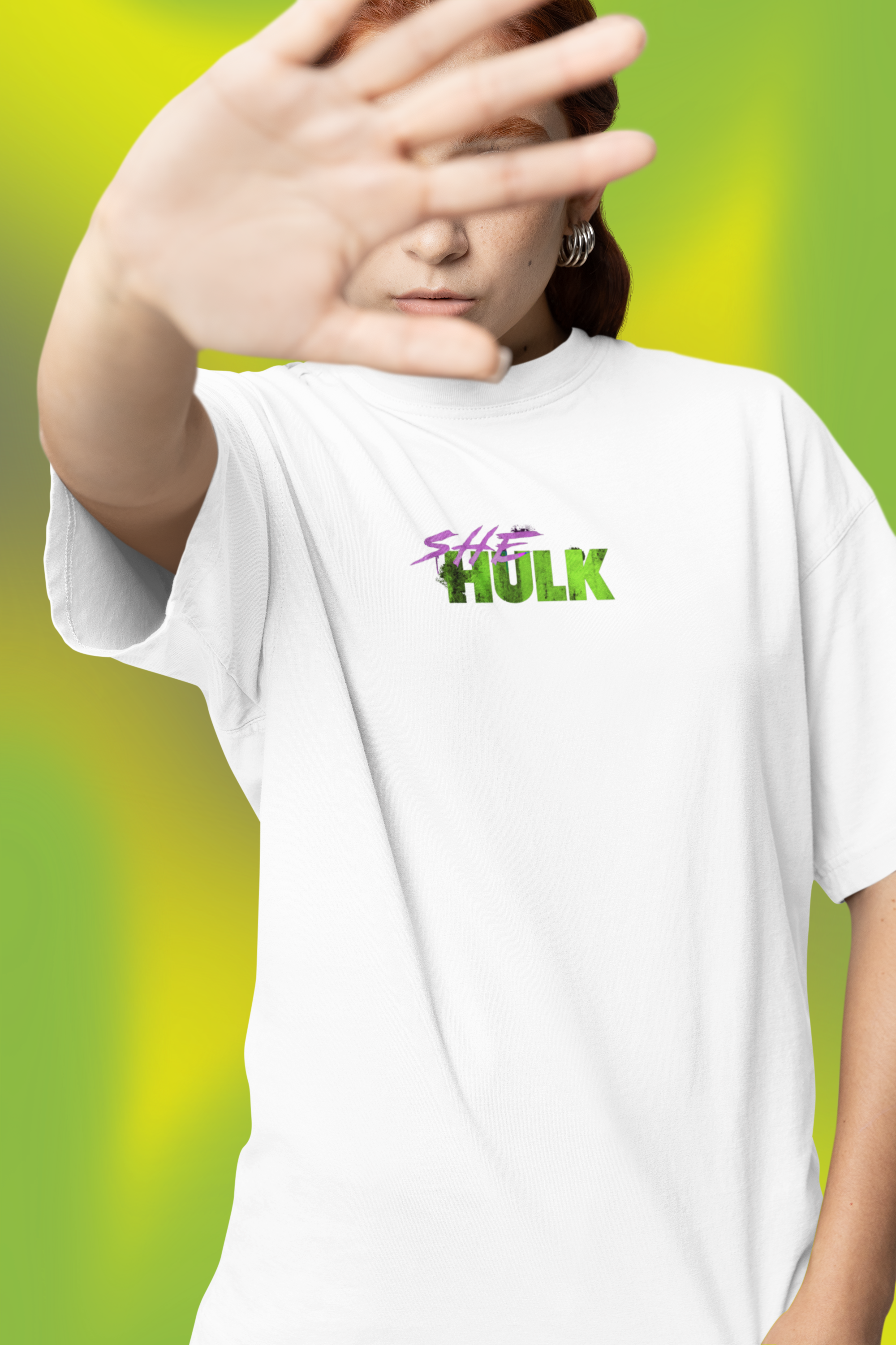 "I AM SHE HULK" OVERSIZED TEE