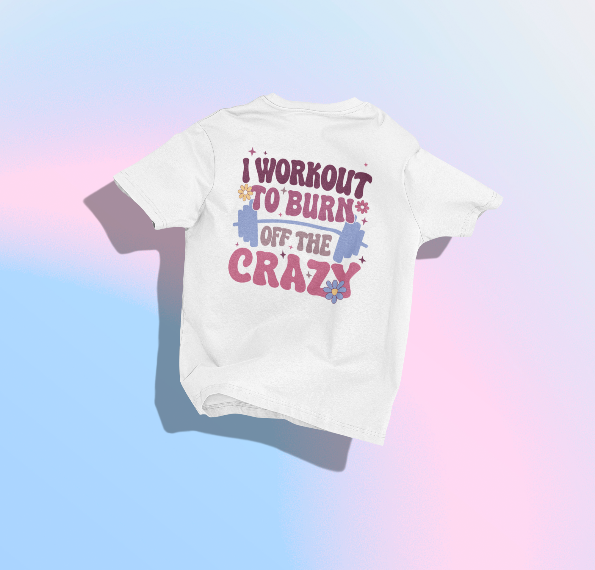 "CRAZY WORKOUT" UNISEX OVERSIZE TEE