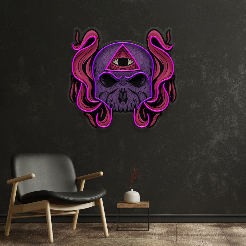 Skull Soul LED Neon Sign Light Pop Art