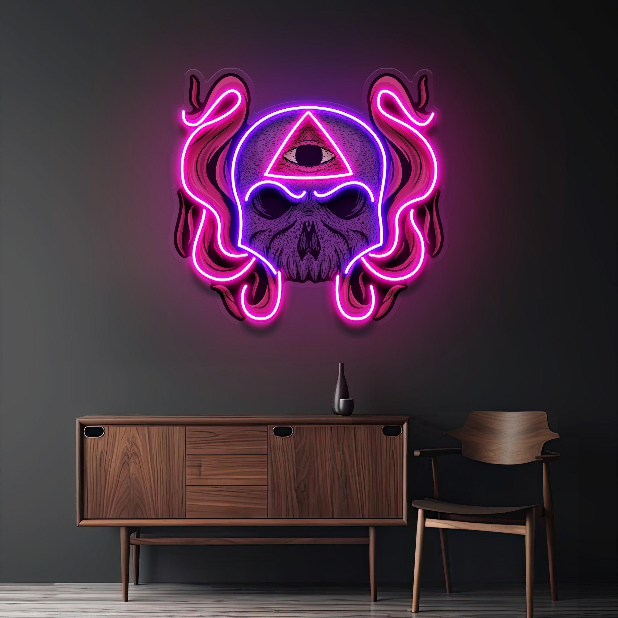 Skull Soul LED Neon Sign Light Pop Art