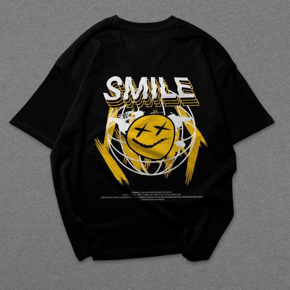 "SMILE" UNIXSEX OVERSIZED TEE