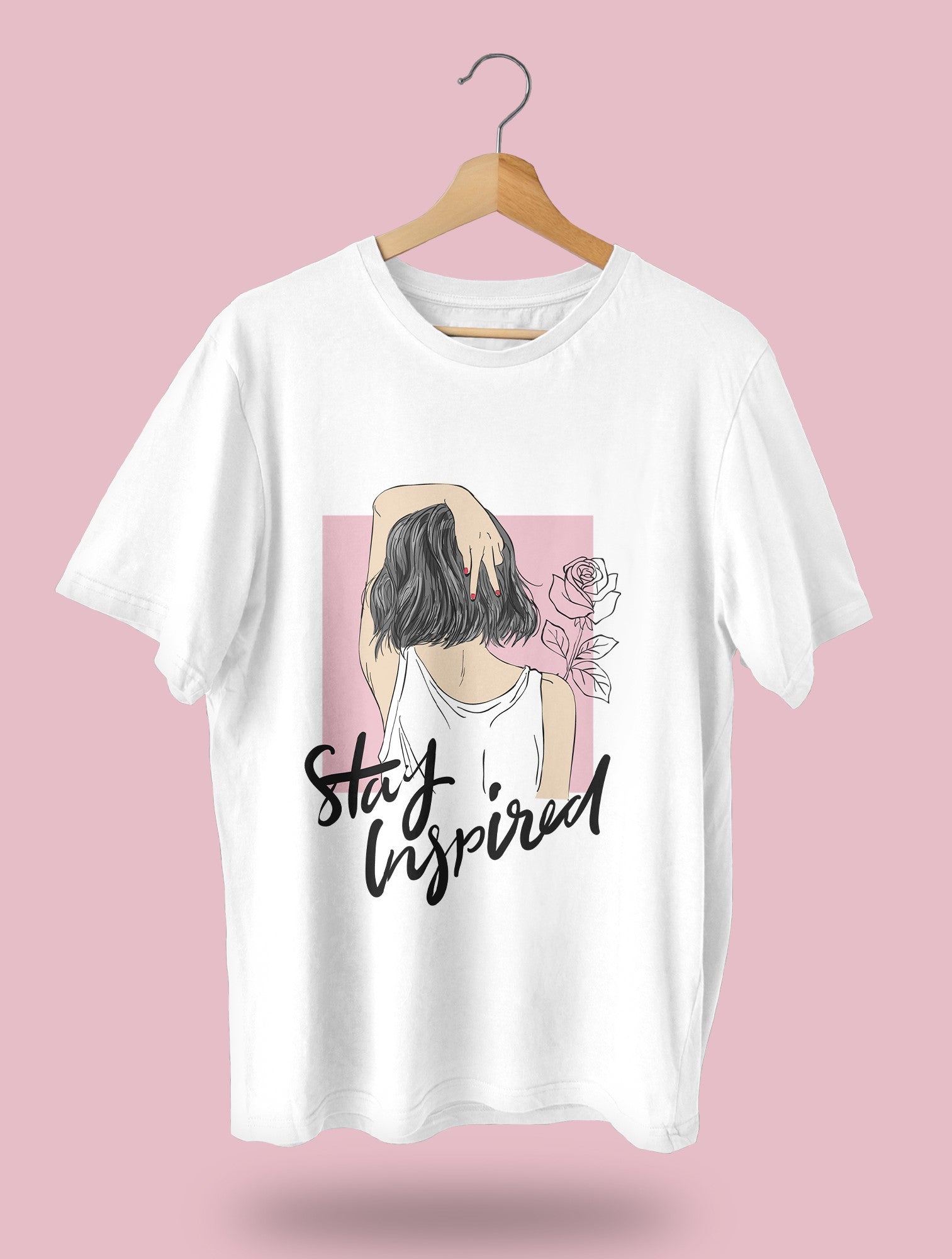 STAY INSPIRED UNISEX OVERSIZE TEE